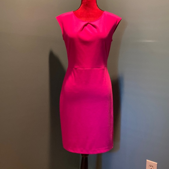 Merona Dresses & Skirts - Merona Fuchsia Pink Sheath Dress Size Small
